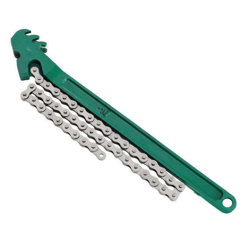 Llave de filtro de aceite de motor cadena tipo cinturón herramienta especial de desmontaje y montaje de celda de aceite filtro universal llave antideslizante