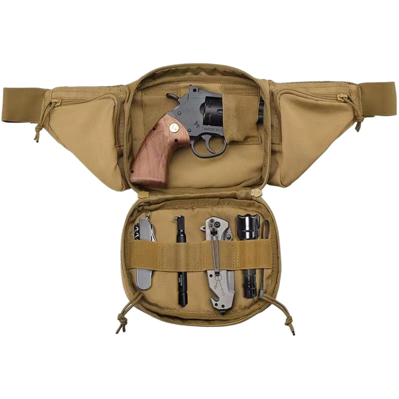 Cross-border In-stock Outdoor Multifunctional For Men And Women, Sports Storage Invisible Gun Tactical Waist Bag,_voghion.com