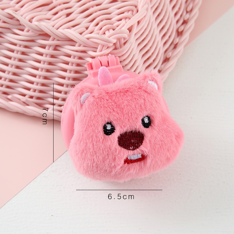 에어쿠션 빗 접이식 곰