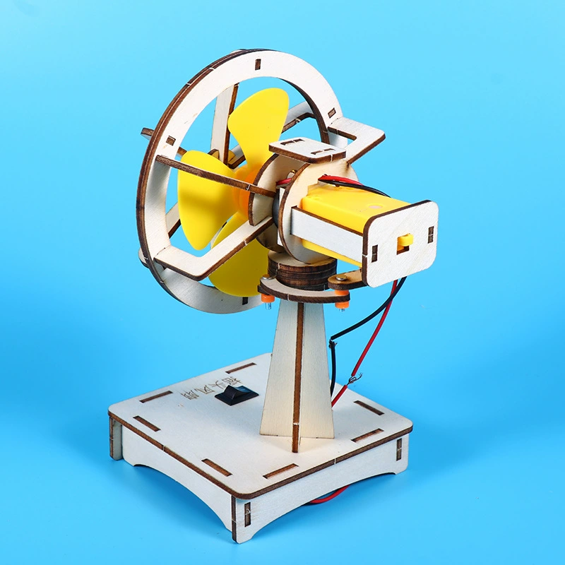 Electric children's air fan for elementary school students, materials set, teaching aids, equipment, handmade, science