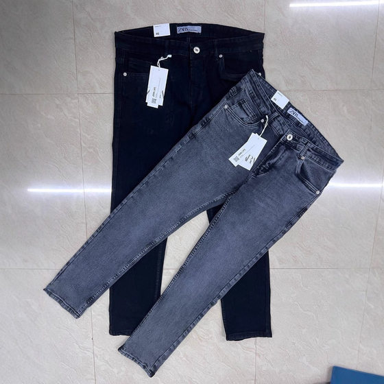 Men's fashion jeans wholesale Korean slim pants men's Denim trousers in stock wholesale