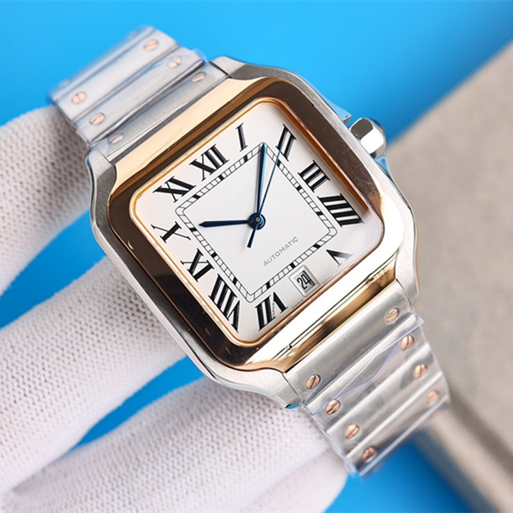 Sandusky Watch Dumont Rome Series Automatic Mechanical Watch Couples Fashion Blue Balloon Cross-border Wholesale