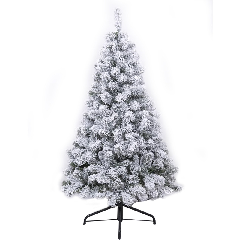 Christmas decorative tree large flocked Christmas tree PVC encrypted…