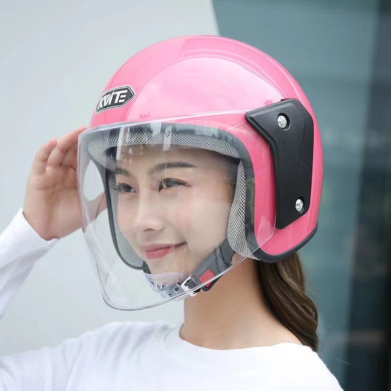 Unisex Helmet Electric Motorcycle Half Helmet Riding Safety Helmet