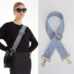 Women's Crossbody Bag with Wide Shoulder Strap, Adjustable, Canvas, Extensible and Replaceable Straps