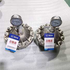 不锈钢阻尼器脉冲图片膜片连接丝扣式