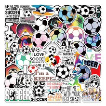 套50貼紙球星防水紙卡卡通張干膠足球貼紙DIY塗鴉世界世界杯隊徽