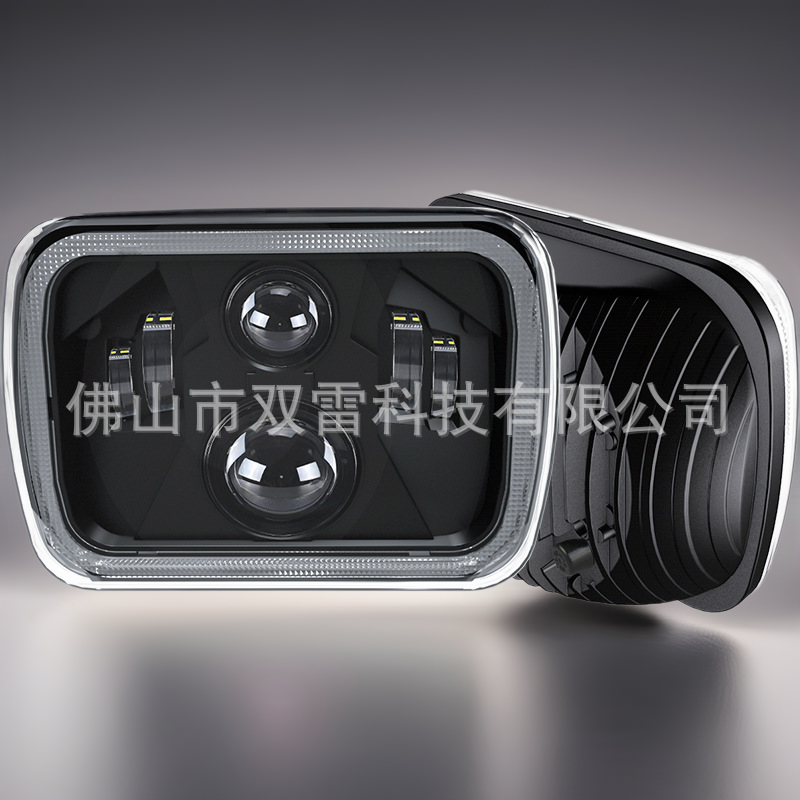 7 düymlük kvadrat LED avtomobil farı, off-road işıq