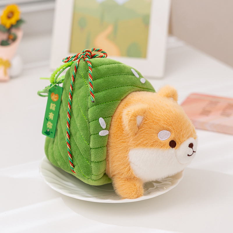 Colgante de Peluche Capibara Zongzi de Franela, Algodón PP para Fiesta del Barco del Dragón image 8