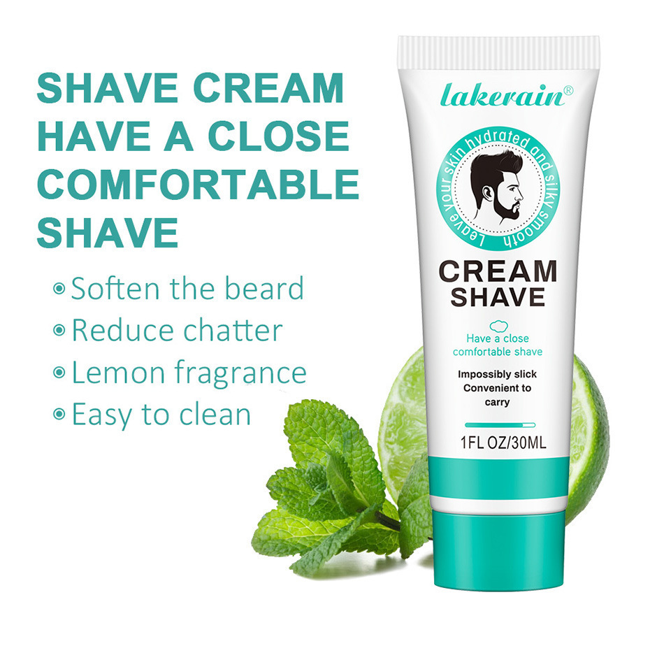Cross-border lakerain Shaving Cream: Gentle, refreshing, Softening and silky shaving cream Item Picture