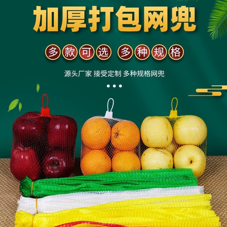 Fruit Mesh Bag Packaging Walnut Vegetable Plastic Mesh Bag Thickeneded Mesh Bag Nylon Small Mesh Bag Satchel Woven Bag