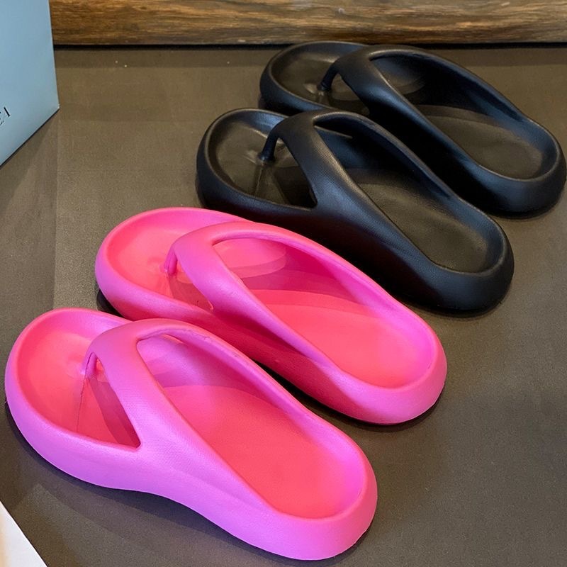 女性用ビーチサンダル、男性用EVAスリッパ、厚底滑り止めカップル、ネットセレブ、夏用ソフトソールビーチサンダル|undefined