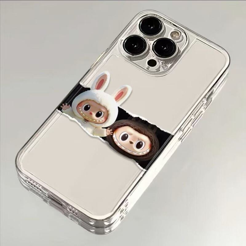 Casual Apple 16 Labubu Mobile Phone Case Iphone13/14/15Promax All-Inclusive 12/11 Space Xr/Xs