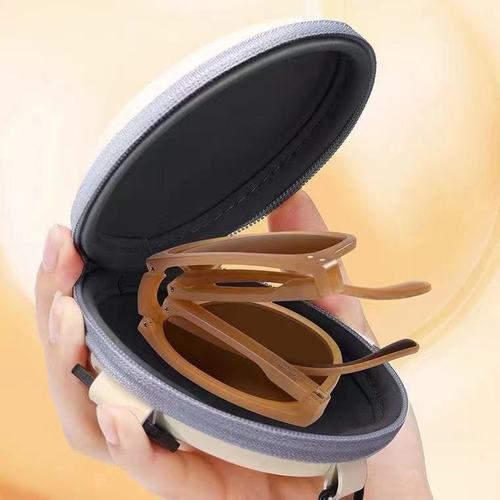 New style polarized folding sunglasses with spring legs for women, celebrity glasses for men, personalized polarized anti-UV sunglasses