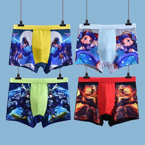 Children's underwear, boys' light boxer briefs, medium children's and big children's underwear, thin teenage boys' underwear wholesale