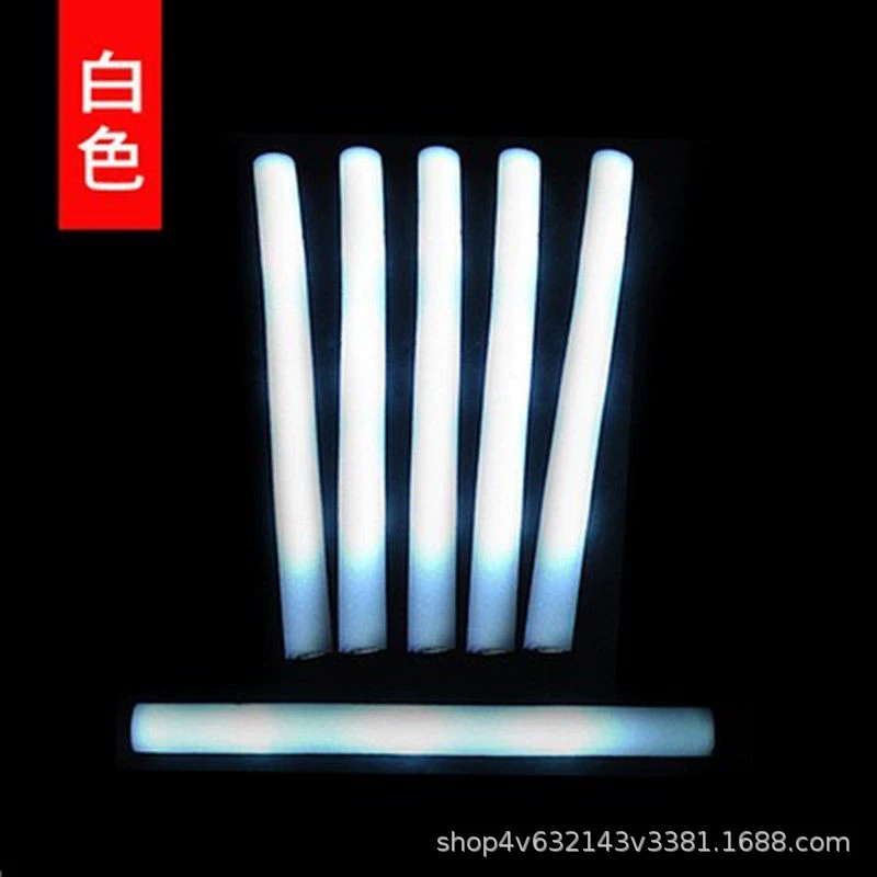 Colorful sponge flashing light stick from foam