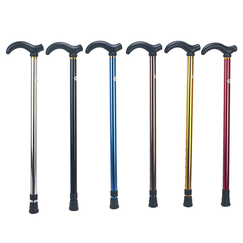 Two-section reinforced mountaineering outdoor walking stick aluminum alloy ultra-light non-slip old man's stick telescopic walking stick walking aid crutch Two-section reinforced mountaineering outdoor walking stick aluminum alloy ultra-light non-slip old man's stick telescopic walking stick walking aid crutch