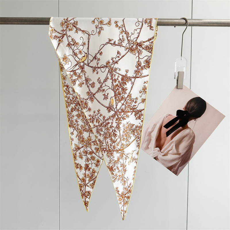 다이아몬드 모양의 황금 가지 까치 언어