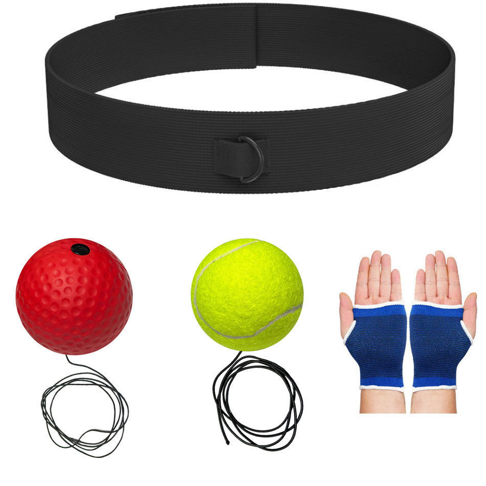 Boxeo de reacción montado en la cabeza bolas de entretenimiento de descompresión para niños bolas de velocidad mágica entrenador de boxeo de ojos para adultos