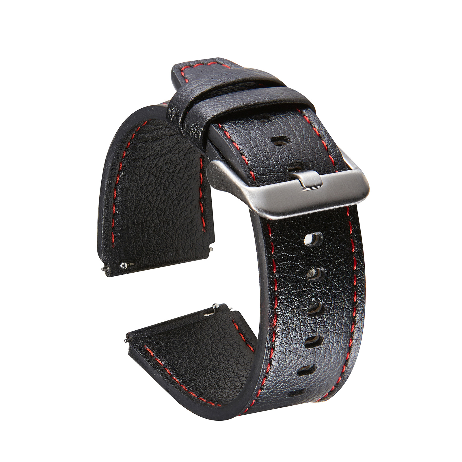 Suitable For Huawei Gt2 Pro Smart Watch Strap Leather Strap Male Lychee Pattern Soft 22mm Convex