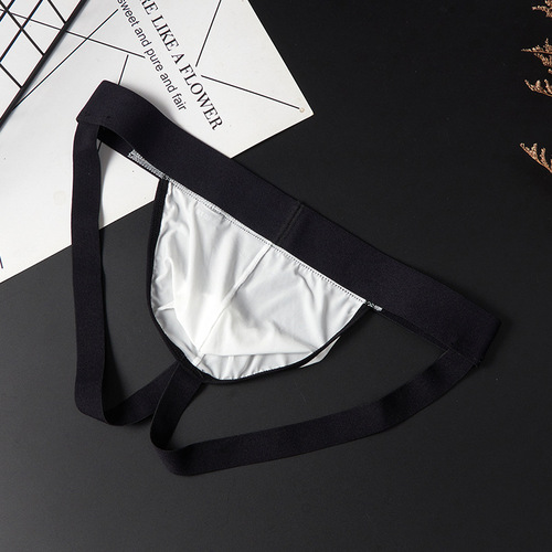 GTOPX MAN new men's personalized double thong ice silk thong underwear aliexpress amazon sexy underwear