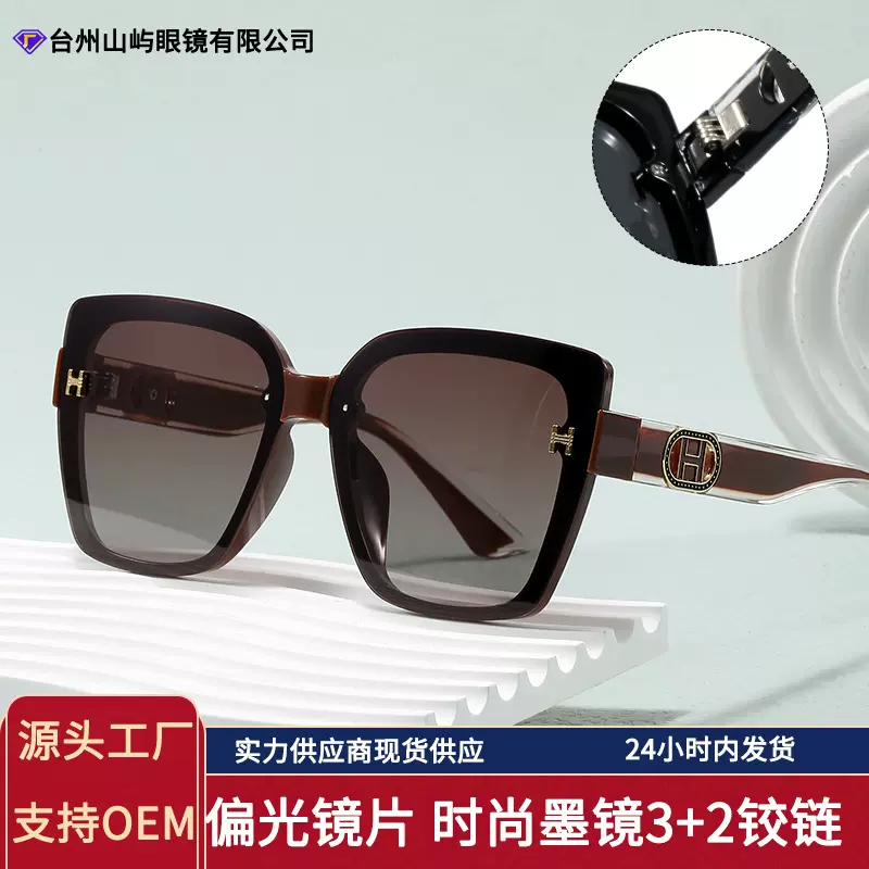 2025新款偏光女士太阳镜时尚潮流墨镜女大框偏光镜高级感轻奢眼镜