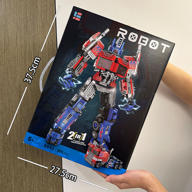 Bloques de construcción de robots transformables, partículas pequeñas, mecha para niños, Optimus Prime, Bumblebee, guerrero, juguete educativo de ensamblaje, regalo para niños.