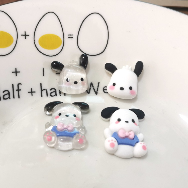 수지 액세서리 parchia 개 DIY 전화 케이스 물 컵 보석 패치 머리핀 의류 신발 액세서리 재료