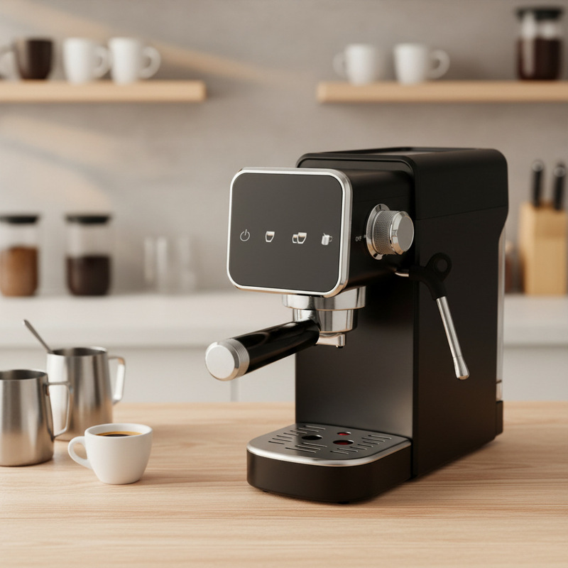 Foreign Trade Multifunctional Touch Screen Espresso Machine with Milk Frothing System Semi-Automatic Italian Coffee Machine Foreign Trade Multifunctional Touch Screen Espresso Machine with Milk Frothing System Semi-Automatic Italian Coffee Machine