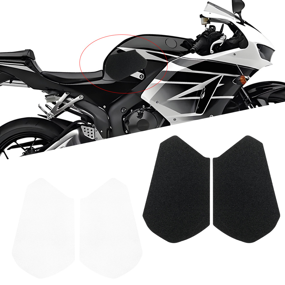 Aplicable a Honda CBR600RR pegatinas de tanque de combustible doble R pegatinas antideslizantes pegatinas laterales de seguridad de motocicleta pegatinas esmeriladas