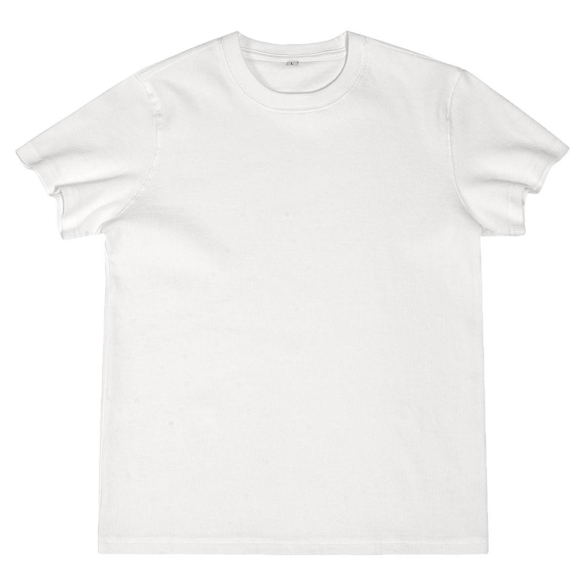 ETAI hombre verano algodón transpirable color puro casual de manga corta delgada estilo de hombre cuello redondo camiseta de marca de moda