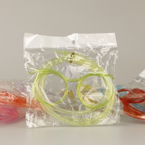 Paja creativa gafas barba paja loco divertido arte plástico paja