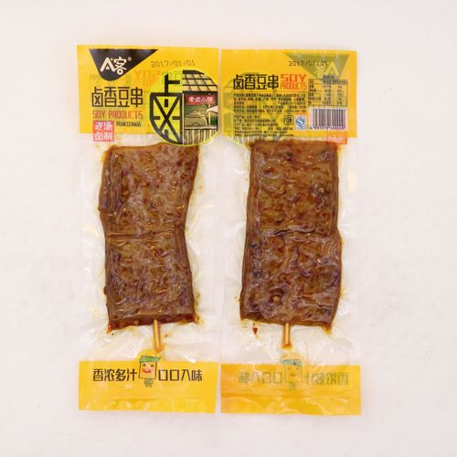 Ake Lu Xiang Dou Chuan: 50 packs of tender bean threads, dried tofu, spicy strips—small-packaged, spicy and numbing bean-based snacks, a Shandong specialty.