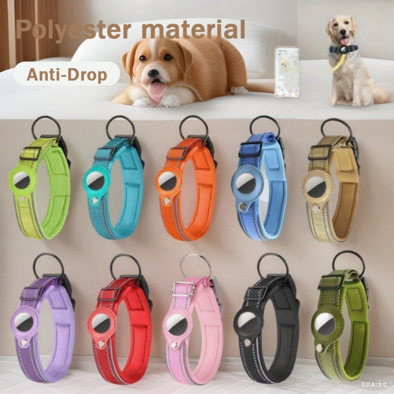 in stock Pet Location Collar Apple AirTag Dog Collar Pet Location Tracking Anti-Lost Dog Collar