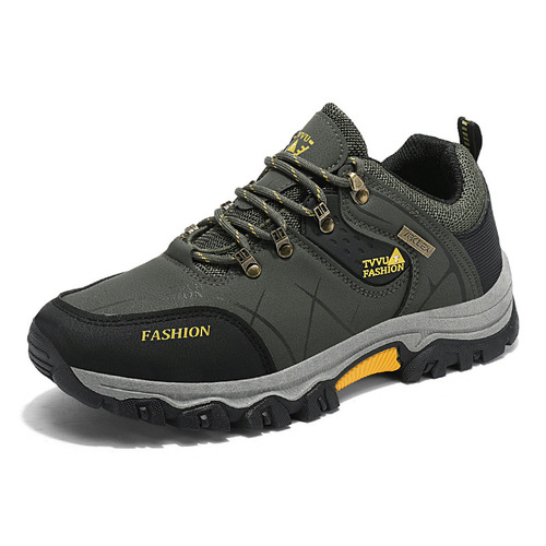Autumn New Plus Size Men's Sports Anti-Slip Workwear Boots Hiking Shoes for Construction site Work Durable Men's Shoes