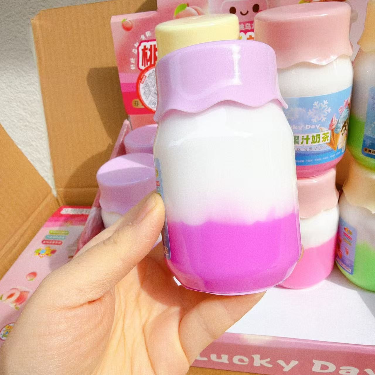 Barro espumoso abraza leche agua falsa fluidez juguetes para niños se pueden cubrir juguetes interactivos DIY hechos a mano