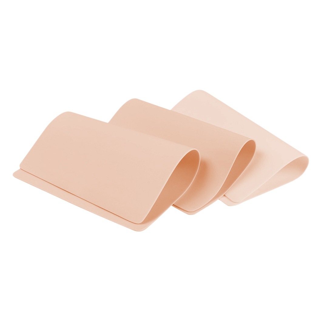 Blank tattoo practice leather pink silicone leather tattoo practice leather silicone practice leather small size practice leather cross-border