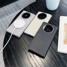 适用华为MateX6手机壳电镀包中轴matex5折叠屏荣耀MAGICV3/V2/VS2