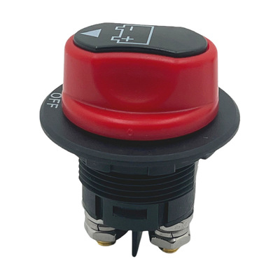 100A遊艇電瓶斷開關 旋鈕式汽車電源總開關 跨境隔離迷妳電池開關