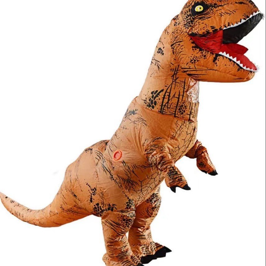 Tiranosaurio Rex Musculoso Marrón
