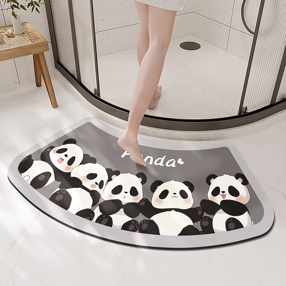 alfombra de suelo de baño alfombra de puerta de entrada alfombra de baño alfombra antideslizante de baño absorbente de agua alfombra doméstica