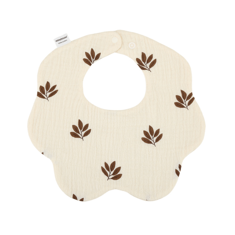 Babero de Pétalos de Gasa para Bebé de Gasa de Algodón, Transpirable, Absorbente de Agua, para Bebés image 121