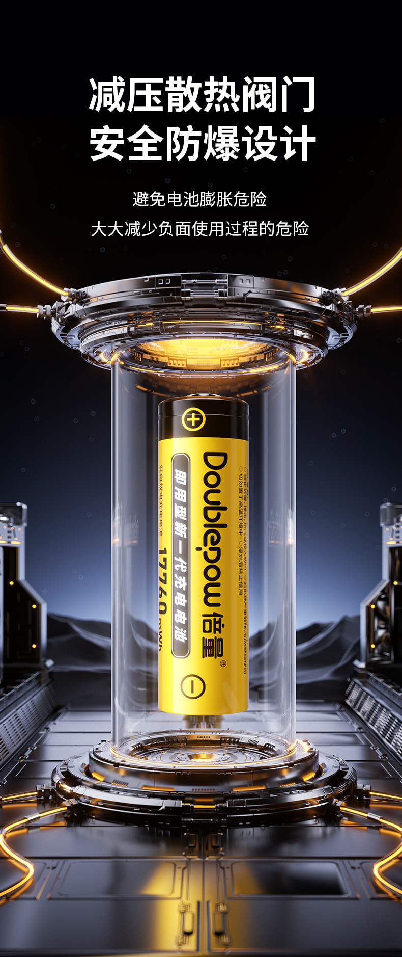 Double Capacity 21700 Battery USB Fast Charger Combo 17760Mwh Supports Sample Order with Free Shipping 24H in Stock