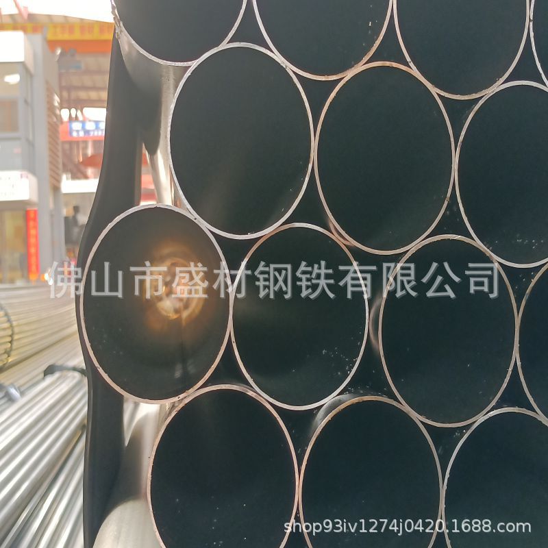 广东厂家批发冷拔可弯黑退铁管空心管加工异形管22*22直缝焊管