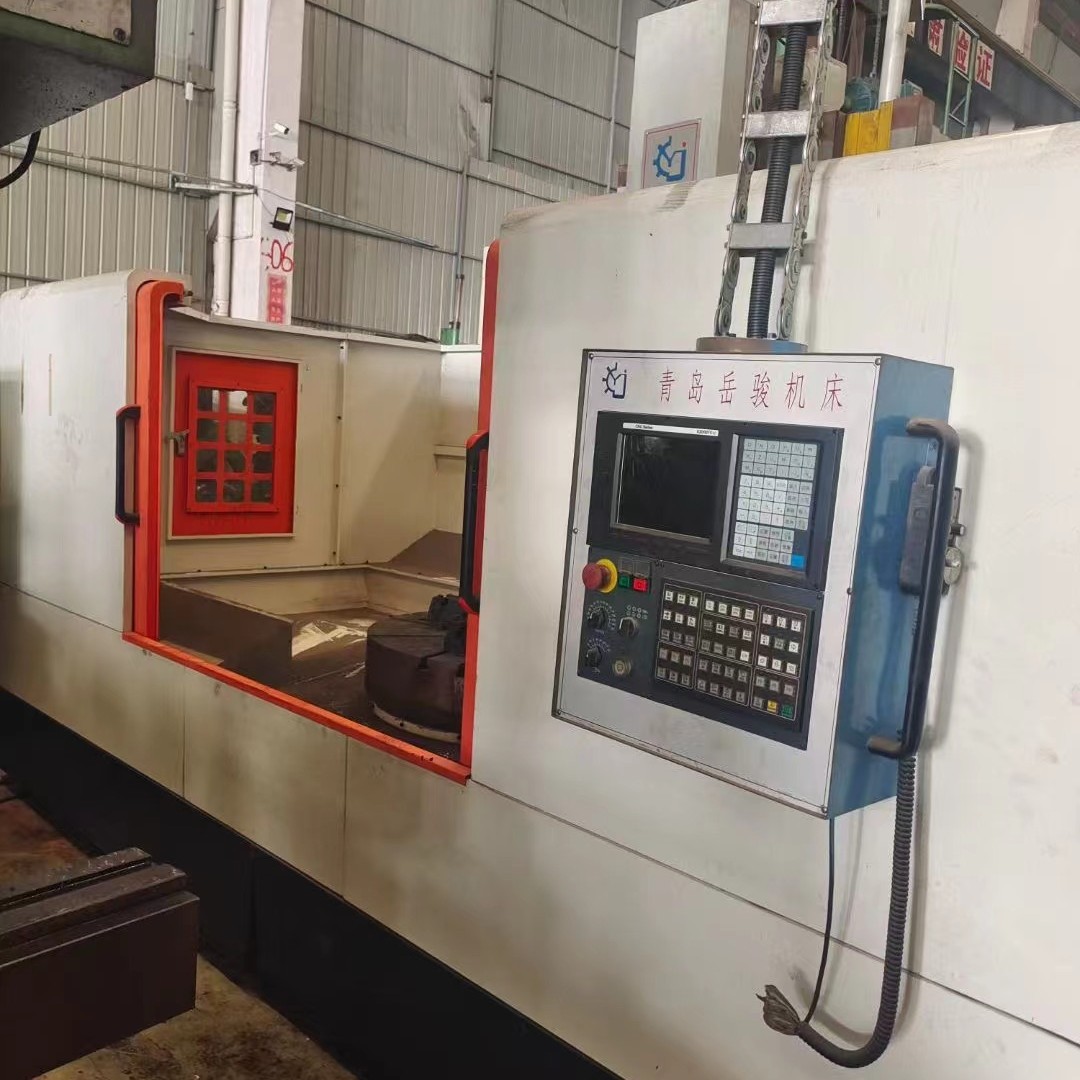 转让二手岳骏CK5112数控立式车床凯恩帝K2000TC1i系统