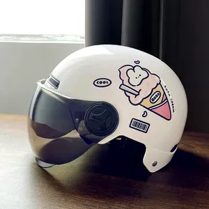 Chengye Electric Vehicle Helmet 3C Certified National Standard Ice Cream Sunscreen Half Helmet Unisex Four Seasons