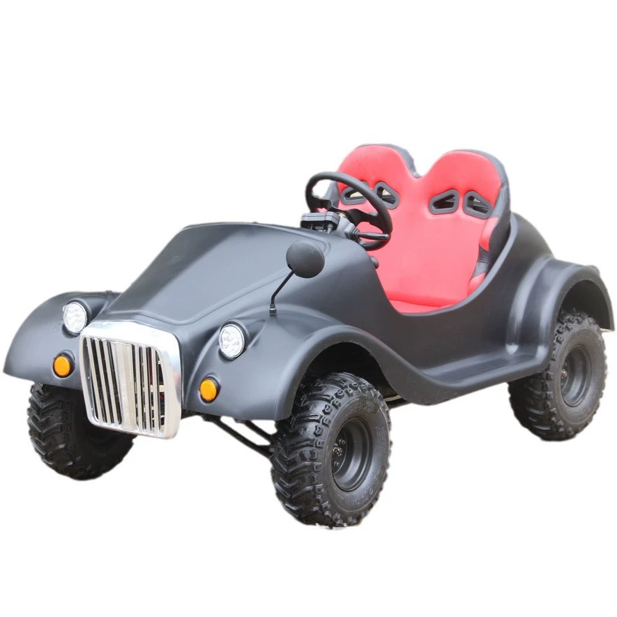 Автомобиль на бензине 110cc 1+1, миниатюрный классический квадроцикл, внедорожник для бездорожья, картинг, пляжный автомобиль