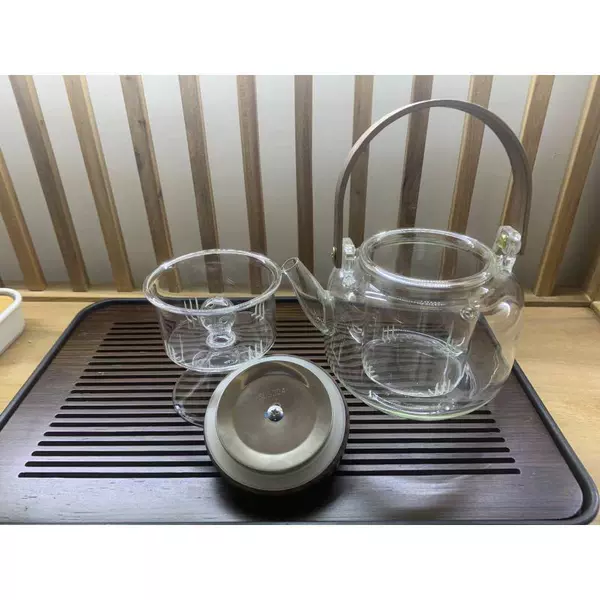 Flat -light bubble teapot [steaming leakage+leakage] (304 integrated screw cover does not crack)