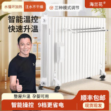 家用注水电暖气片可移动式电加热水暖取暖器插电加水散热器智能