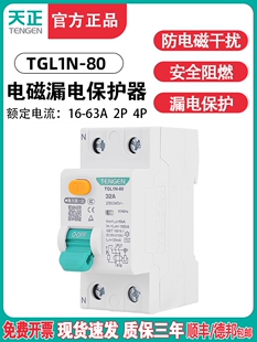 ����TGL1N-80늴�ʽС��©는�·��2P 4P���x�_�P��©늱��o 63A